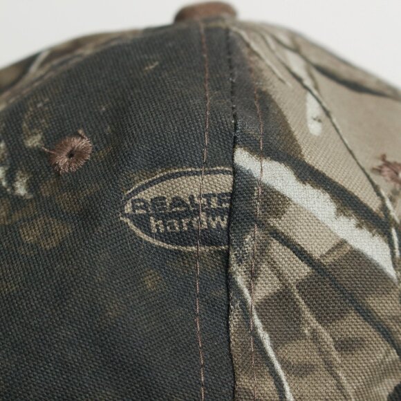 Realtree Navy Hat Mens OS Camouflage USS Ronald Reagan CVN 76 Cap - Picture 6 of 10